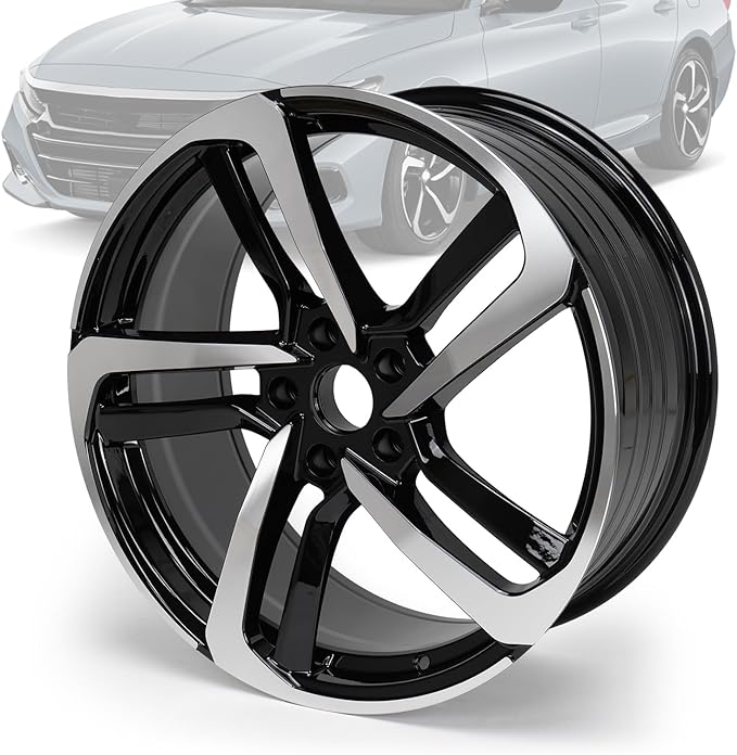 New 19'' x 8.5" Aluminum Alloy Replacement for OE Wheel Rim Compatible with Honda Accord 2018-2022, Fits for Front or Rear Wheel, 2 Sets