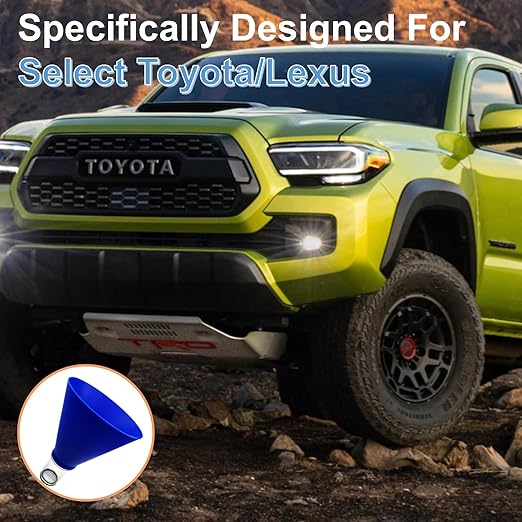 Funnels for Automotive Use, Engine Oil Change Tool for Toyota,Lexus,Scion,Camry,Corolla,RAV4,Tacoma,Highlander,Sienna,Tundra,RX350