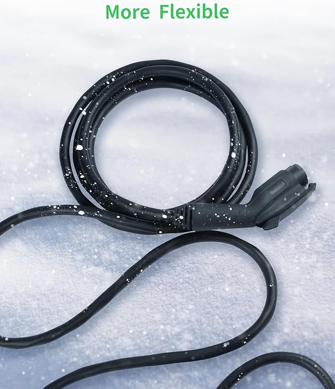 Autel Home Level 2 EV Charger up to 50Amp, 240V, Indoor/Outdoor Car Charging Station, Flexible 25-Foot Cable,Hardwired, Silver