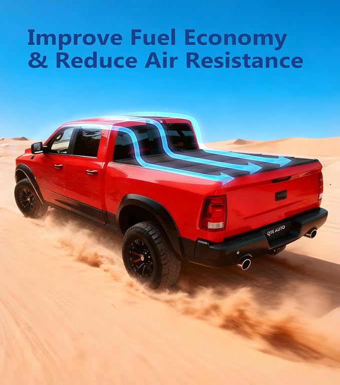 PM Auto Hard Quad-Fold Flip Cover Replacement for 2024 Ford F-150 Lightning 5'7" (67") Bed