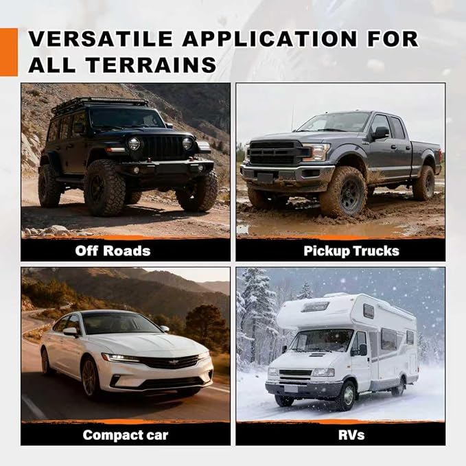 Double-Layer Heavy Duty Tow Strap with Hooks (3" x 20'), 66,000 lbs Breaking Strength - Includes 2 x 3/4" D-Rings, Off-Road Recovery Kit for Truck/SUV/ATV/RV