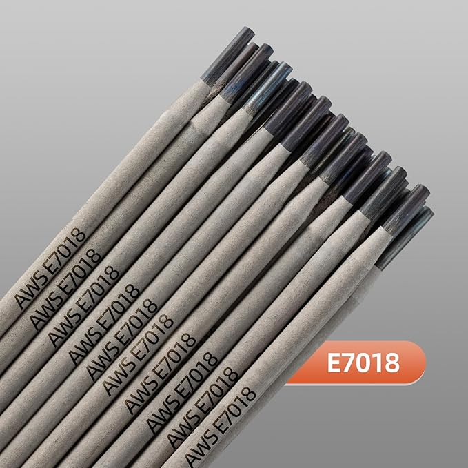 E7018 Welding Rods 3/32" 2.2LB - Carbon Steel Stick Electrodes with Low Spatter & Easy Slag Removal for ARC Welding, Home Repair, Construction