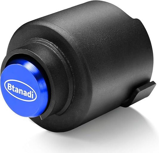 Trailer Lock Fits 2 5/16 Inch Coupler, Upgraded Heavy-Duty Steel Hitch Lock, Anti-Theft & Pry-Resistant for RV, Boat, Cargo Trailer (Blue)