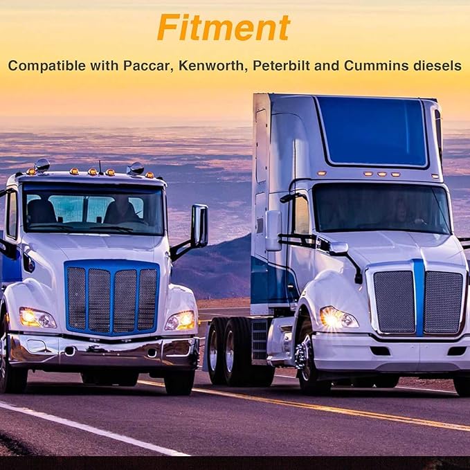 Diesel Fuel Filter Wrench, Oil Filter Removal Tool, Filter Water Separator Wrench (4.6 Inch) Compatible with Paccar, Kenworth, Peterbilt & Cummins Diesels Replace# 61060