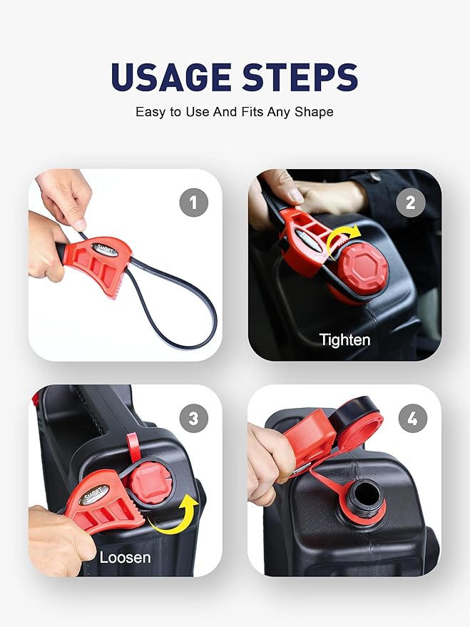 SMART JERRY - Rubber Strap Wrench Plumbing | 2-Pack Anti-Scratch Belt Wrenches for Shower Heads, Oil Filter, Pipes & Drain | Adjustable Shower Head Wrenches | Oil Filter Strap Wrench