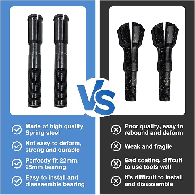 Inner Cam Bearing Installer and Puller Tools Compatible for Harley Twin Cam Engine Harley 88 93 96 103 110 All Twin CAM 1999-2017