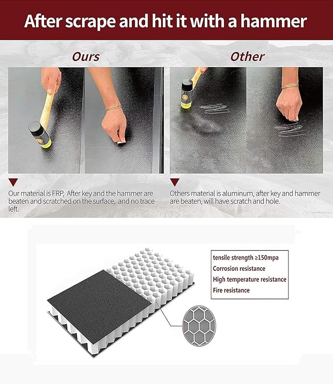 Kikito HTL Truck Bed Tonneau Cover Compatible with 2015-2022 Chevy Colorado/GMC Canyon, 6.2 ft (74in) w/Track System Low-Profile Style FRP Hard Folding No-Drill 100% Bed Access