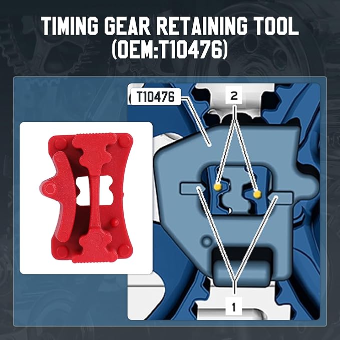 PLAYOCCAR Engine Camshaft Timing Tool Replacement for VAG EA211 1.0L 1.2L 1.4L 1.6L FSI TSI TFSI, Compatible with VW Audi A3 Golf 7 Jetta Skoda Octavia Seat Leon