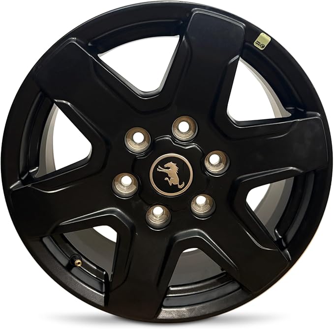 For 2021-2025 Ford Bronco 17 Inch Painted Gloss Black Alloy - Genuine OEM Take-Off Rim - Road Ready SUV Wheel