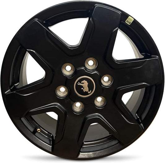 For 2021-2025 Ford Bronco 17 Inch Painted Gloss Black Alloy - Genuine OEM Take-Off Rim - Road Ready SUV Wheel