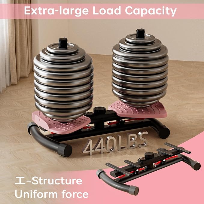 Waist Twister, Ab Twister Board 440 lbs Weight Capacity, Ab Machine for Slim Waist and Core, Workout Equipment with Smart LED Digital Display Track Time, Reps, Calories for Women Men (Pink)