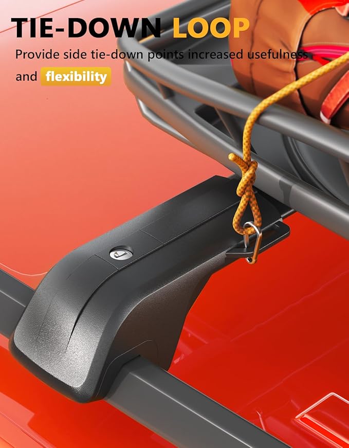 Tuyoung 330lbs All Aluminum Roof Rack Cross Bars Compatible with Subaru Crosstrek 2018-2023 & Impreza 2017-2023 with Side Rails,Lockable Heavy Duty Anti-Theft Roof Crossbars Rooftop Luggage Carrier