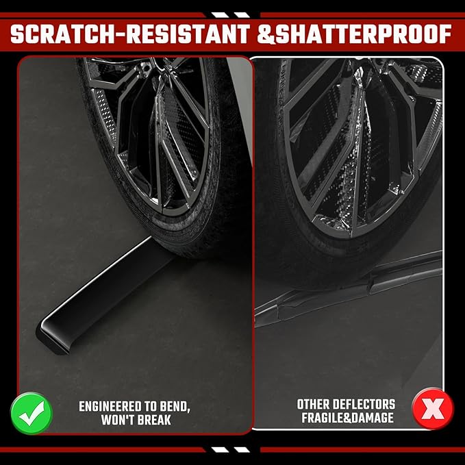 Rain Guards Fit for Chevy Silverado/GMC Sierra 1500 Crew Cab 2014 2015 2016 2017 2018, Extra Durable Tape-on Side Window Deflectors, Wind Deflectors Rain Guard Black - 4 PCS