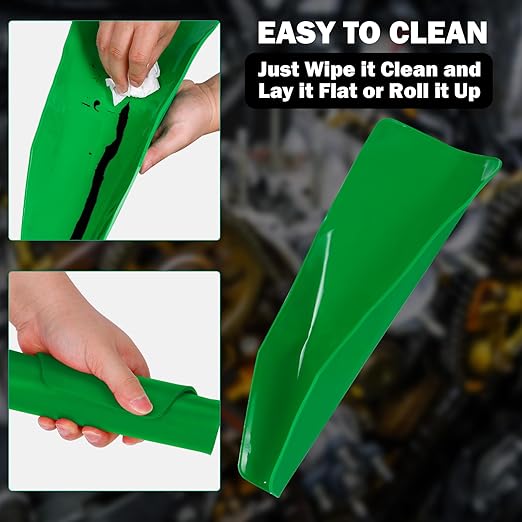 Professional-Grade Flexible Funnel for Draining Oil & Oil Change in Narrow and Awkward Places, Easy to Clean & Foldable Flex Funnels, for Lawnmowers, Motorcycles, Snowplows, Trucks, …