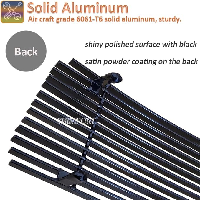 Lower Bumper Grill Insert Fits 1988 89 90 91 92 Chevy Camaro Front Grille Aluminum Chrome