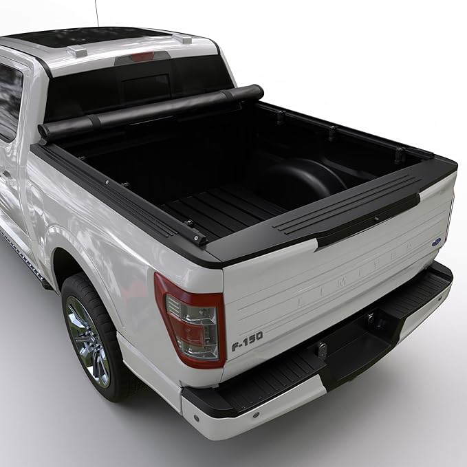 Soft Roll Up Truck Bed Tonneau Cover |SR013|Fits 2004-2014 Ford F-150 5.5' Bed (66")