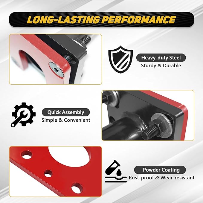 Rear Axle Bearing Puller Installer Compatible with 1995-2020 Toyota 4Runner/ Tacoma/Tundra/Hilux/ T100 Wheel Bearing Removal Tool