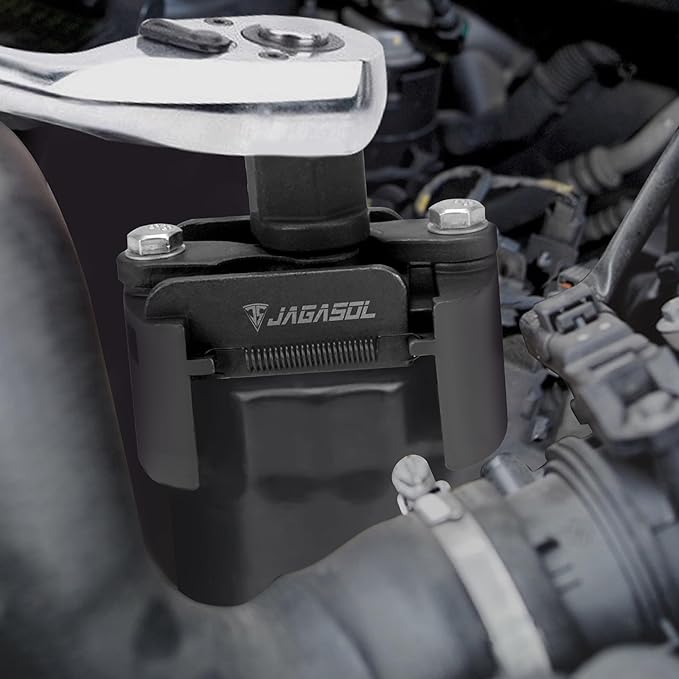 Adjustable Oil Filter Wrench, 60-80 mm (2.36-3.15 inch), Heavy Duty Universal Oil Filter Removal Tool 1/2 inch Drive, Cap Style Oil Filter Tool Perfect Fits