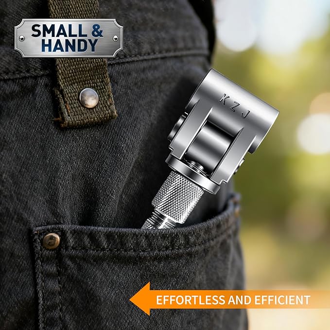 KJZ New-GEN Professional Door Hinge Adjustment Tool - Universal Hinge Adjustment Tool | Fix Sagging Doors in Seconds Stainless Steel Material