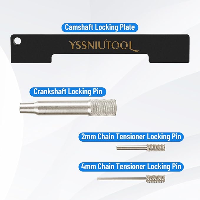 Turbo Engine Timing Tool Kit for Vauxhall Opel Chevy Chevrolet Aveo Cruze 1.0 1.2 1.4, Camshaft Holding Locking Engine Camshaft Alignment Tool Set for 2009 to 2020 1.0 1.2 1.4L Chevrolet (Silver)