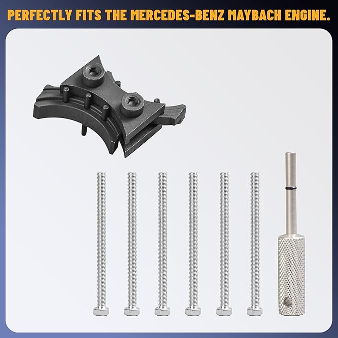 Engine Camshaft Alignment Tensioning Locking Timing Tool Compatible with Mercedes-Maybach S560L M177 M178 M176 4.0L AMG C63 C63S V8 Engine - OEM 177589014000, 177589001500