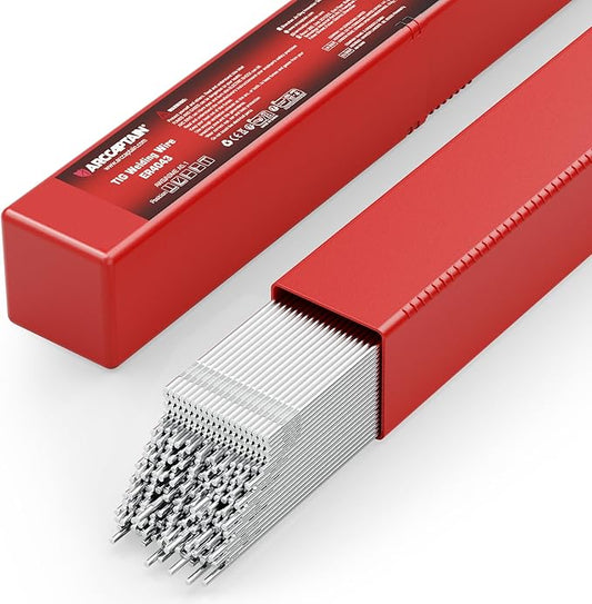 ARCCAPTAIN Aluminum TIG Welding Rod ER4043, Welding Wire Filler Rod, 1/8" X 16", 5LB