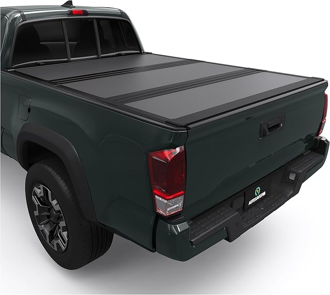 AUTOSAVER88 Truck Bed Tonneau Cover Compatible with Toyota Tacoma (Excl. Trail Edition) with Deck Rail System