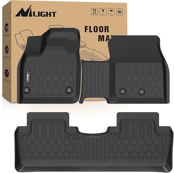 Nilight TPE Floor Mats for Nissan Ariya 2023 2024 2025,All Weather Custom Fit Heavy Duty Floor Liners