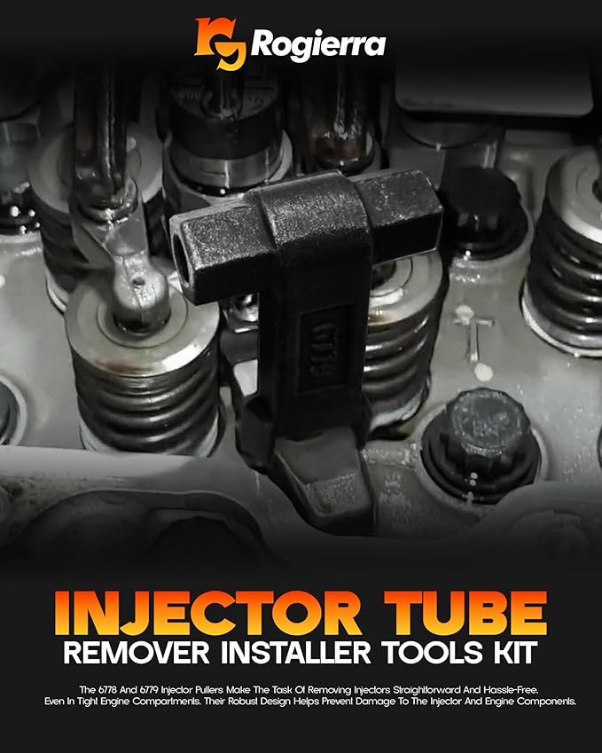 6778 Injector Puller & 6779 Injector Puller, 7222 Injector Tube Remover/Installer Tools Compatible with GM 6.6L Duramax Diesel,For GM Duramax Injector Repair Tool Kit,Replace J-44639,J-4659,J-45910