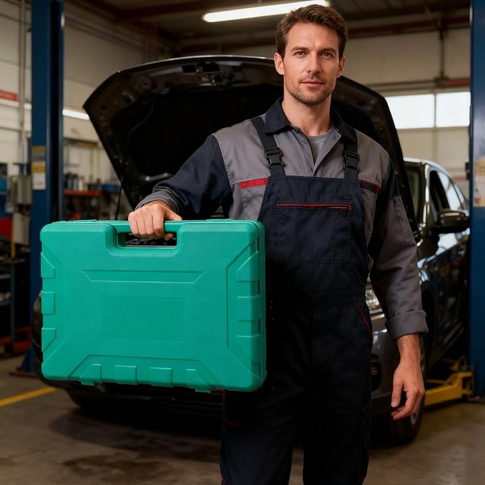 9-Piece Auto Body Hammer and Dolly Kit, Dent Repair Tool Set for Cars, No Panel Removal Needed, Protects Original Paint