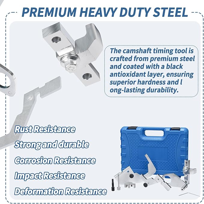 Engine Camshaft Timing Locking Tool Set Compatible with Mondeo Focus 2.0 SCTi Ecoboost 303-748 Engine Timing Tool Cam Timing Locking Tool Kit