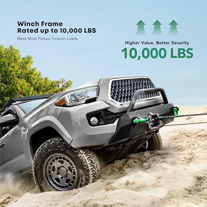 YHTAUTO Bull Bar Push Bar with Skid Plate Light Mount Fit Toyota Tundra 2014-2021, Heavy Duty Steel Brush Guard for Truck Front Bumper w/Winch Frame Textured Black Off Road Accessories