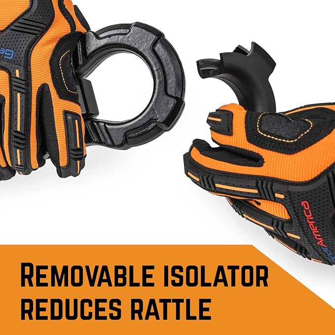 GearAmerica 2"x2" Uber Hitch Receiver - Heavy Duty Steel for Class 4 Vehicles - Safe and Strong Anchor Point for 4x4s, Trucks, and SUVs - 10 Ton WLL, 20 Ton MBS - Black