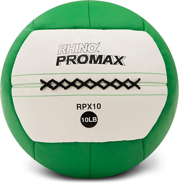 Champion Sports RPX16 Rhino Promax Slam Balls, 16 lb, Soft Shell with Non-Slip Grip, Medicine Wall Exercise Ball for Weightlifting, Plyometrics, Cross Training, & Home Gym Fitness
