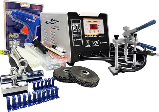 110V 120000UF Aluminum SPOT Welder Machine,Spot Welder Dent Puller, Vehicle DENT Puller,M4/M5/M6 Stud Welder Machine for CAR Body DENT REPIAR Shops (F6100)