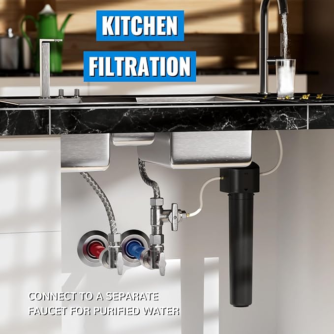 10-Pack 1/2 Inch Shut Off Valve, SUNGATOR Pushfit 1/2 x 3/8 Inch Angle Stop Valve, No Lead Brass Faucet Shutoff, Push-to-connect Plumbing Fittings for Pex Pipe, Copper, CPVC, with 1 Disconnect Tool