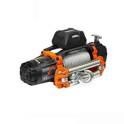 Prowinch 9500 lbs Electric Waterproof Winch Steel Rope Steel Roller 12V Wireless