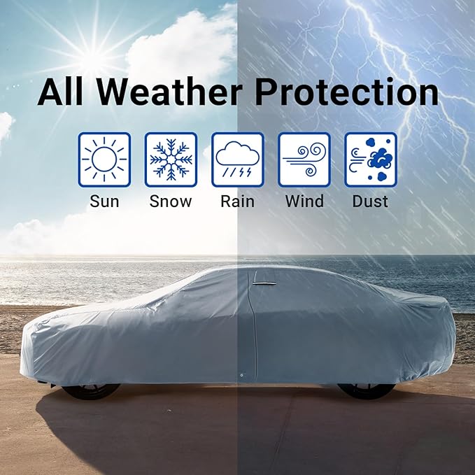 iCarCover Custom Car Cover for 1997-2009 CLK-Class Convertible Waterproof All Weather Rain Snow UV Sun Hail Protector for Automobiles, Automotive Full Exterior Indoor Outdoor Car Cover