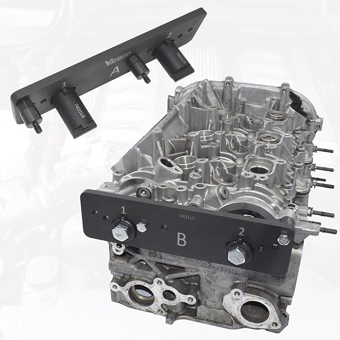 EA839 Engine Camshaft Locking Timing Tool Kit Compatible with VW Audi, Cam Locking Tool for Porsche 3.0T TFSi 2.9T Hybrid Version CXT, Camshaft Adjuster Counter Holder T40331, T90001, T90002