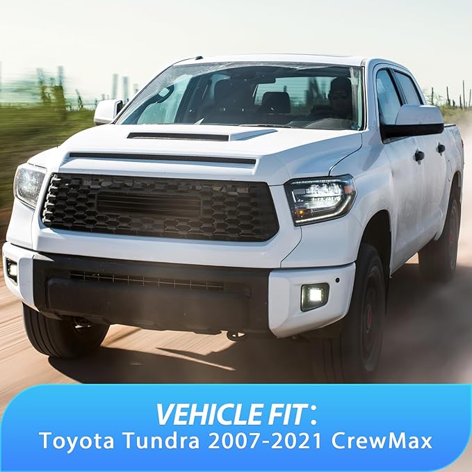 Nilight in-Channel Rain Guards for Toyota Tundra Crew Max 2007 2008 2009 2010 2011 2012 2013 2014 2015 2016 2017 2018 2019 2020 2021, Vent Window Visors, Original Window Deflectors-4PCS