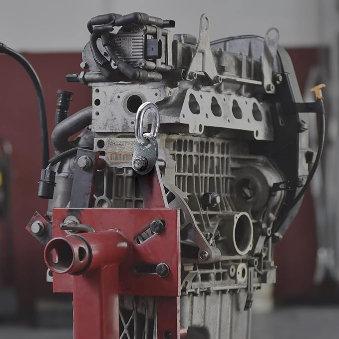 7100 Engine Lifting Bracket 5500 lb Capacity Engine Lift Brackets Set for Using with Engine Hoist Leveler and Lifting Sling Rigging Engine Stand (Pack 4)