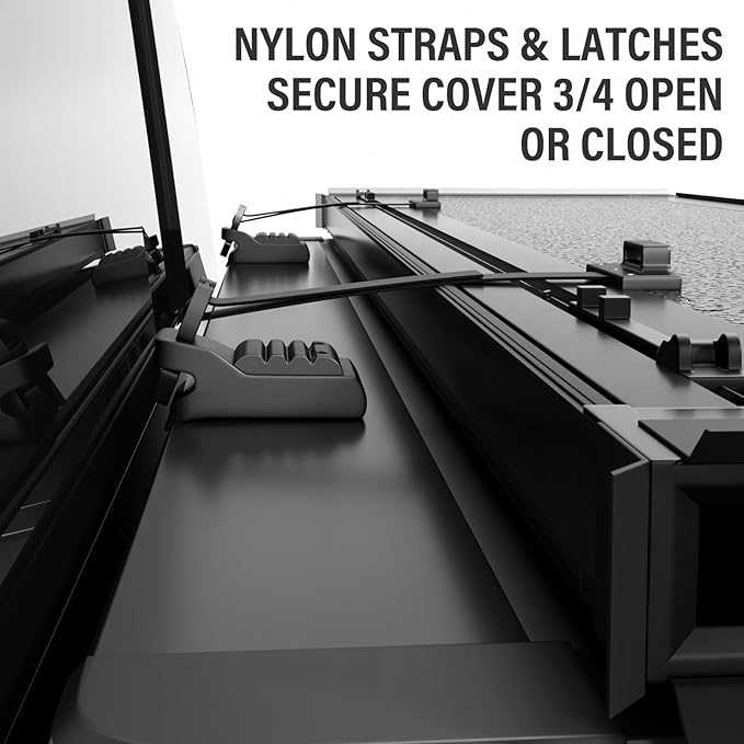 Hard Low Profile Quad-Fold Aluminum Truck Bed Tonneau Cover Compatible with 2015-2026 Ford F150 | F150 Lightning 5' 5" Bed (66")