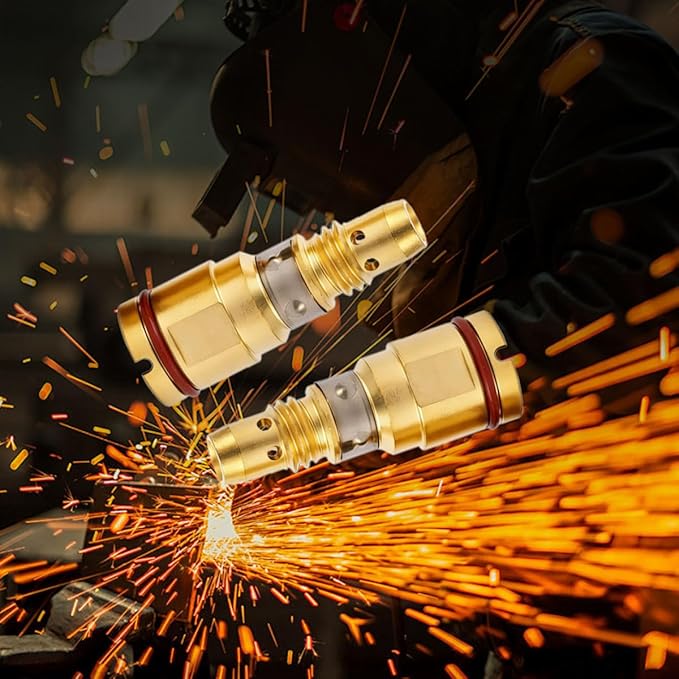 5-PK Gas Diffuser D-M250 Replacement for Miller AccuLock MDX-250 guns Millermatic 212,235,250,251,252,255 Mig Welder