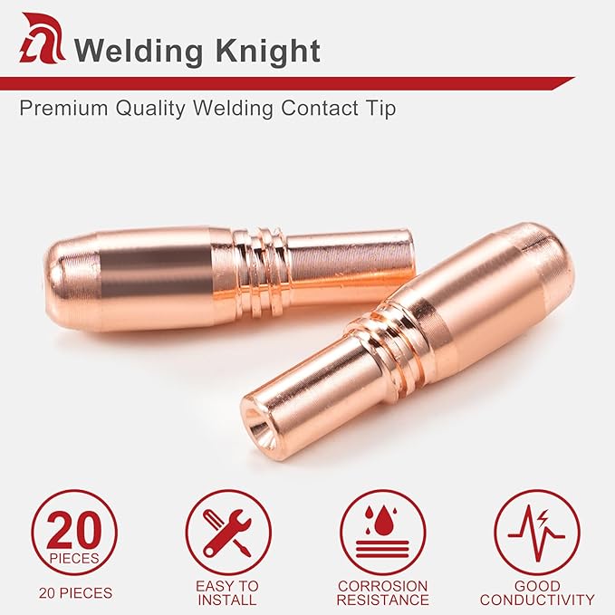 MIG Welding Contact Tips .035"(0.9mm) T-A035CH For Bernard Acculock-S Used With D-MA250 Gas Diffuser (20-PK)