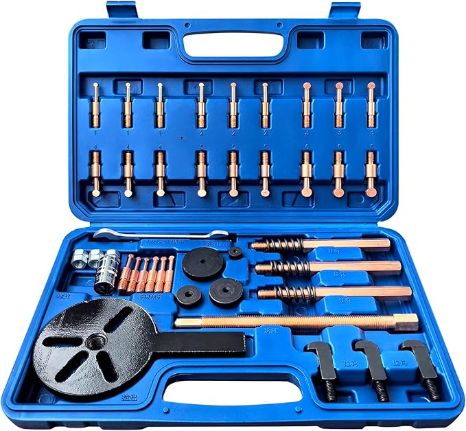 36 in1 Bearing Puller Separator Kit, Inner Bearing Puller Set, Blind Hole Bearing Puller Bearing Removal Tool with Spanner and Socket for Repair Motorbikes Car and Other Machinery.