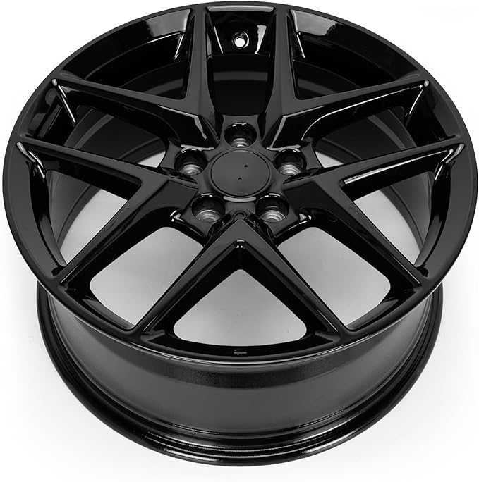 New 18" x 8" Aluminum Alloy Replacement for OE Wheel Rim Compatible with Honda Civic 2016-2024,Gloss Black, PCD 5x114.3, 2 Sets