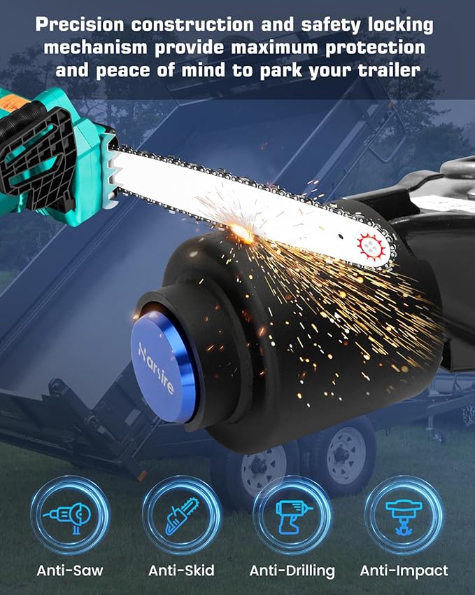 Trailer Lock Fits 2 5/16 Inch Coupler, 2025 Upgrade Heavy Duty Trailer Coupler Lock, Steel Anti-Theft Structural Trailer Hitch Lock, 2 5/16 Trailer Hitch for Travel Trailers, Boats, Trucks, RV