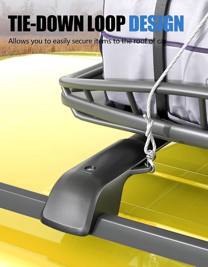 FengYu 300lb Lockable Roof Rack Cross Bars Compatible with Chevy Chevrolet Traverse 2022 2023 2024 2025 2026, Heavy Duty Aluminum Roof Rails Crossbars Cargo Bars Canoe Rooftop Black Carrier Luggage.