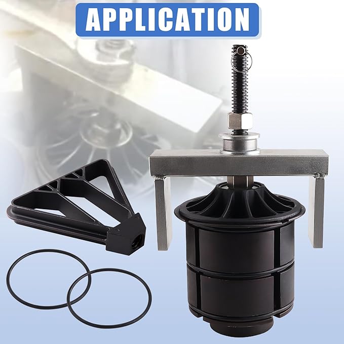 Cylinder Liner Puller & Remover Tool - Replaces OTC 5875 & Kent-Moore J-45876 - with Thrust Bearing for Detroit Diesel 60 Series, DD13, DD15, DD16, MTU S2000 (5.0" to 5.75" Bores)