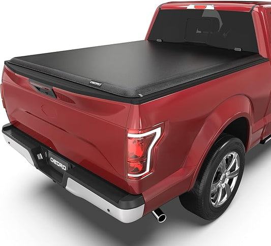 OEDRO Roll Up Truck Bed Tonneau Cover Compatible with 2015-2025 Ford F-150 F150 5.5 Feet Bed